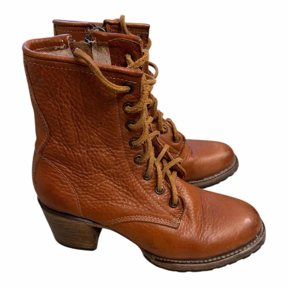 FREEBIRD CAVALIER Women's Tan Leather ankle boots size 8 - Picture 3 of 7